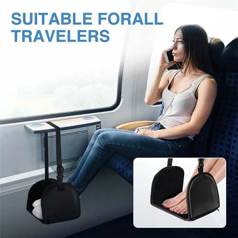 Emption!Foot Relaxing Hammock Adjustable Airplane Foot Hammock For Office Travel Relaxing Under-Desk Resting Foot Hammock