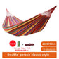 Outdoor camping hammock with thick canvas for double occupancy to prevent side rollovers. Indoor dormitory. Bedroom. Swing.