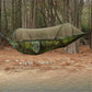 Camping Hammock And Portable Travel Outdoor Hanging Sleeping Hammock With Mosquito Net Single And Double Size Nylon Fabric
