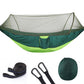 290*140 Hammock with Anti-mosquito Outdoor Double Nylon Parachute Cloth Camping Mosquito Net Quick Open Hammock Control Hammock