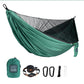 Portable Quick Setup 290*140cm Travel Outdoor Camping Hammock Hanging Sleeping Swing Bed with Mosquito Net