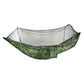 Outdoor camping hammock and mosquito-proof hammock, landing hanging bed net, easy to carry outdoor camping equipment hammock