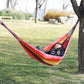 Outdoor anti roll canvas hammocks, curved wooden sticks, duckbill hammocks, swing hammocks, double person thickened hammocks