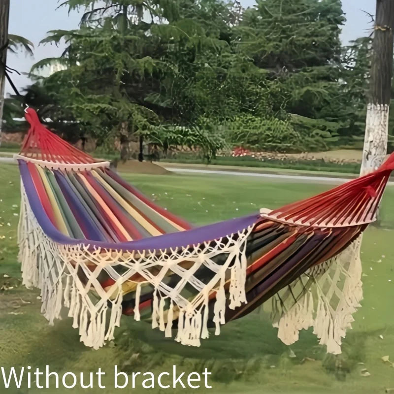 Outdoor Camping Hammock Frame Detachable Easy To Carry Reinforcement Stabilization Iron Floor Bracket Indoor Outdoor Furniture