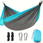 Camping Hammock Single Portable Hammock with 2 Tree Straps and Storage Bag Ideal for Outdoor/Indoor Use Beach Camping Travel