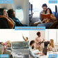 Foot Hammock for Flight,Ergonomic Airplane Footrest,Flight Essentials Hammock Support Plates ideal for Long Travel Foot Leg Rest