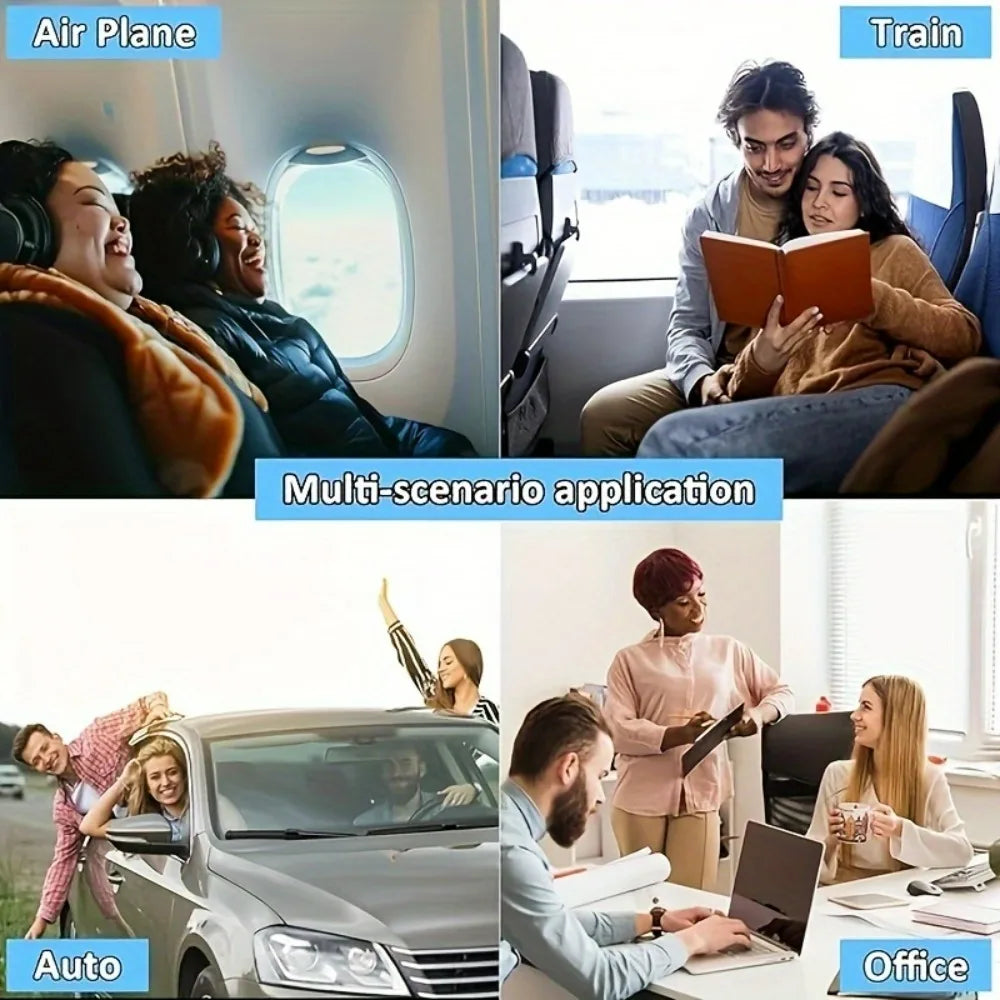 Foot Hammock for Flight,Ergonomic Airplane Footrest,Flight Essentials Hammock Support Plates ideal for Long Travel Foot Leg Rest