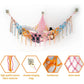 Toy Hammocks Wall Corner Hanging Storage Net Organizer Woven Kids Stuffed Mesh Hammock Baby Animal Rope Hammock Bag Cotton