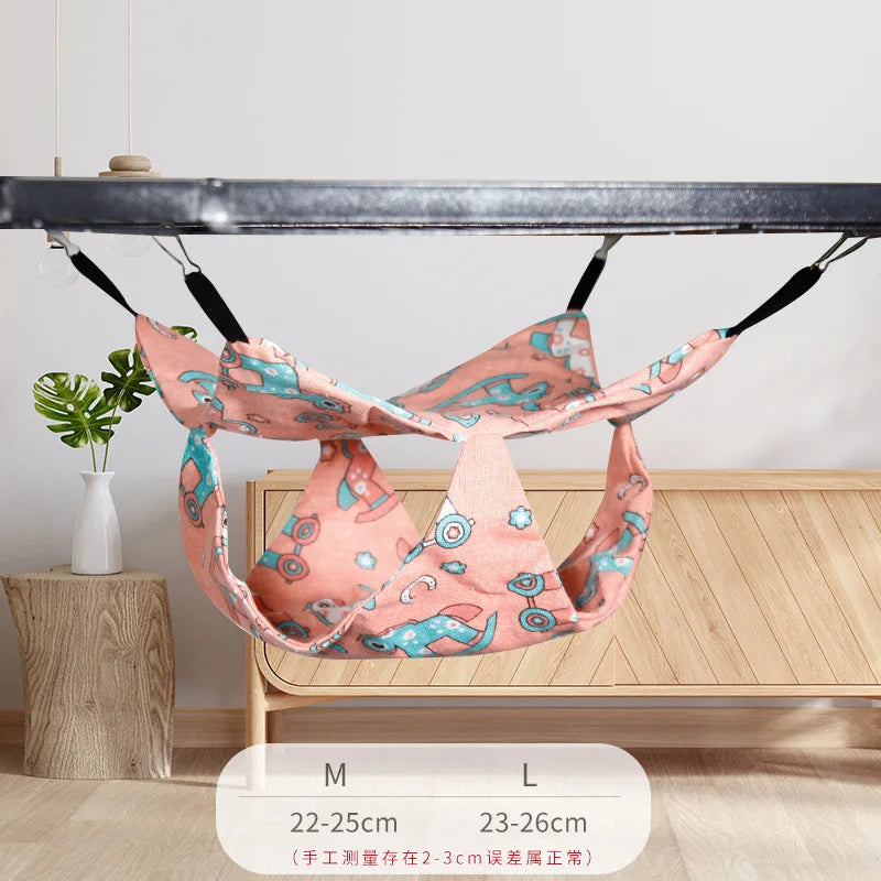 햄스터 Pet Hammock Cotton Hamster Mouse Hanging Bed Small Pet Hamster Rabbit Double Layer Warm Sleep Nests Hanging Hammock Supplies
