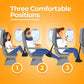 Foot Hammock for Airplane Travel Airplane Footrest Portable Foot Rest with Adjustable Straps Memory Foam Airplane Foot Hammock