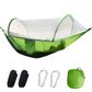 Outdoor Camping Hammock With Mosquito Net Lightweight Hanging Hammocks High Strength Parachute Fabric Hanging Bed Net Quick Open