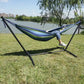 Indoor Lunch Break Outdoor Horn Hammock Stand Reinforced and Stabilized Mesh Bed Outdoor Canvas Swing Camping
