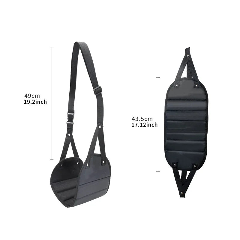 Adjustable foot hammocks for travel, car, airplane rest, office hanging, simple leg support foot pads, foot hammocks