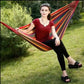 New Sale Ultralight Camping Hammock with Backpack  Rainbow Outdoor Leisure Portable Hammock Canvas Hammocks