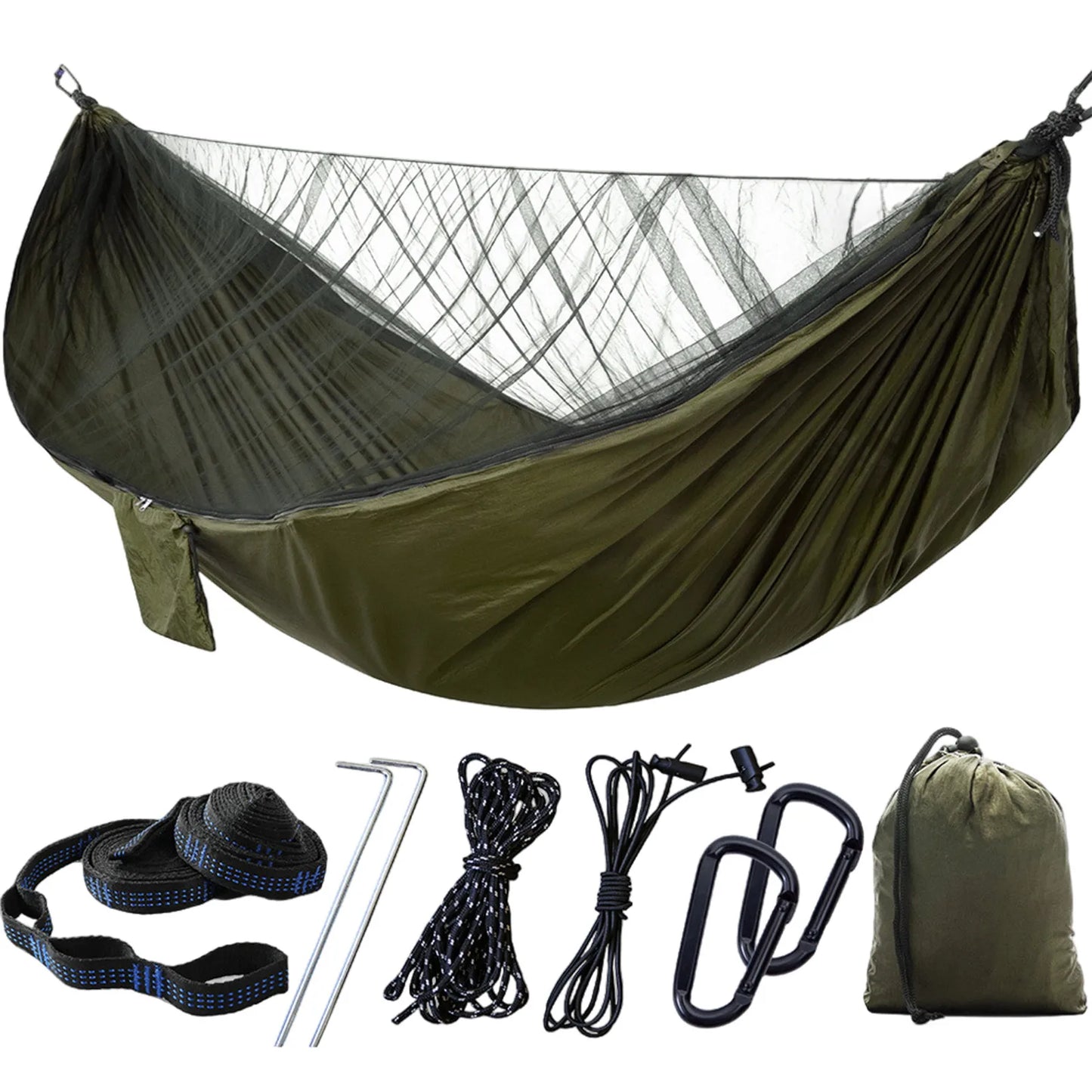 Travel Camping Hammocks Portable Hammocks Outdoor Lightweight Double Nylon Camping Hammock amping Accessories For Outdoor