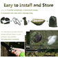 Camping Hammock with Mosquito Net&Rainfly Tent Tarp & Tree Straps,Portable Nylon Hammock Tent for Camping Hiking Backyard Travel