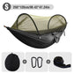 WESTTUNE Outdoor Camping Hammock with Mosquito Net Automatic Quick Opening Hanging Hammocks Fabric Hanging Sleeping Swing Bed