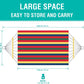 Outdoor Hammock Portable Garden Hammock Sports Home Travel Camping Swing Canvas Stripe Hang Bed Hammock Double Single People