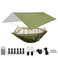 Camping Hammocks and Accessories Including Hammock with Mesh Rain Fly Tarp Tree Straps for Outdoor Use Hiking Backpacking Travel