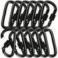 4Pcs Aluminum Alloy D-Ring Carabiner Hammock Hook Hook Organizer Shopping Bag Clip Hook for Outdoor Hiking Travel Backpack
