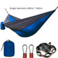Camping hammocks with double and single portable hammocks with straps lightweight nylon parachute hammocks suitable for outdoor