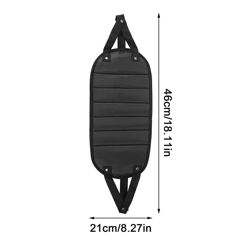 Adjustable Travel Hammock with Suspended Footrest - Universal Car, Motorcycle, and Outdoor Comfort Accessory