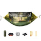 Nylon Fabric Outdoor Camping Hammock Large Space Anti-rollover Mosquito Net Hammocks Wear-resistant 200KG Load-bearing Hammock