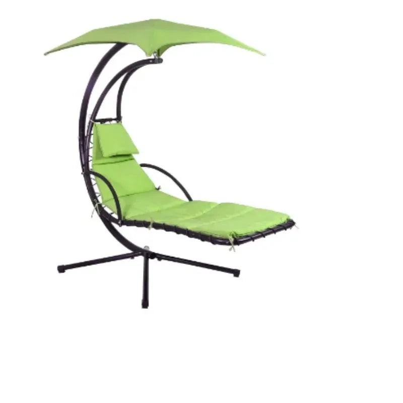 Modern Camping Hammock Metal Frame Stand Garden Bedroom Living Room Patio Park Outdoor Furniture Canvas Cotton Outdoor Usage