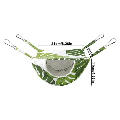 Warm Guinea Pig Hammock for Pets Play and Rest Small Animal Bed Cage for Chinchilla Parrot Sugar Glider Ferrets Hamster Sleeping