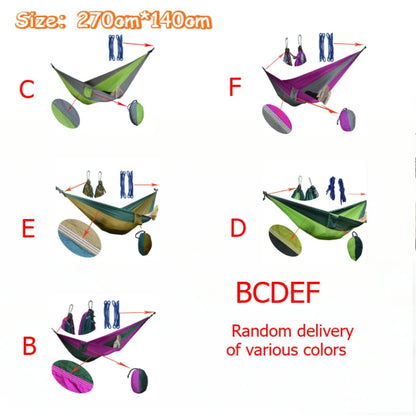 Outdoor Camping Hammock Lightweight Parachute Nylon For Travel Hiking Swing Hang Sleeping Bed As Outdoor Furniture In Garden