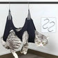 Hanging Pet Beauty Hammock Anti Bite Anti-Scratch Pet Hammock Restraint Bag with Hooks Breathable Cat Grooming Hammock