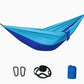 Single Person Portable Outdoor Camping Hammock With Nylon Color Matching Hammock High Strength Parachute Fabric Hanging Bed