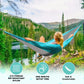 270cm Outdoor Camping Hammock Nylon Parachute Fabric Single Person Portable Hanging Bed Camping Hiking Garden Hammock