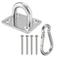 Stainless Steel Suspension Bracket Hammock Mount Ceiling Hook Anchor Hanger For Gym Training Aerial Yoga Sex Swing Hanging Kit