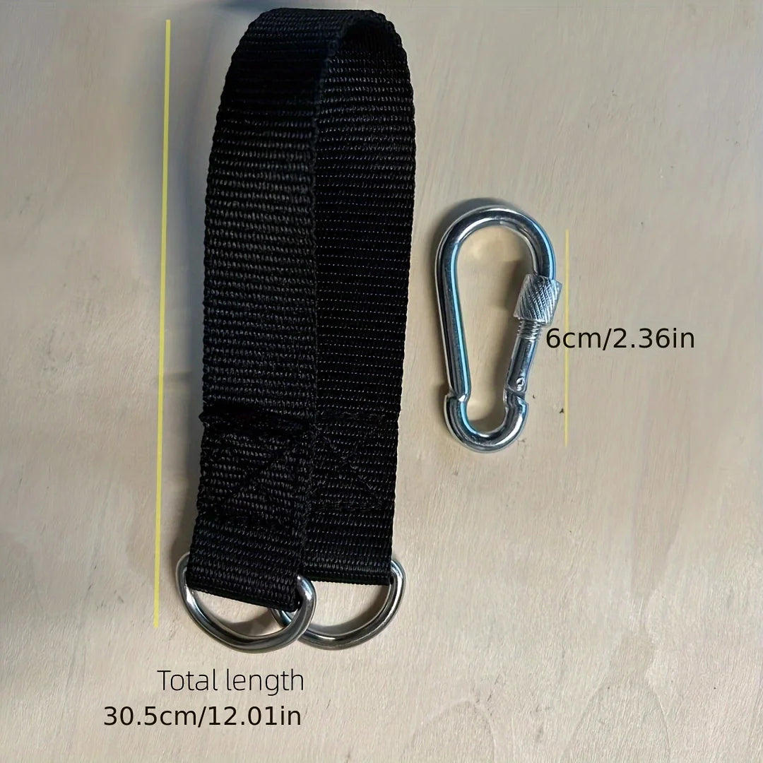 1/2pcs Durable Hanging Belt Hammock Swing Hanging Belt and Steel Alloy Hooks Outdoor Camping Hiking Tools Hammock Accessories
