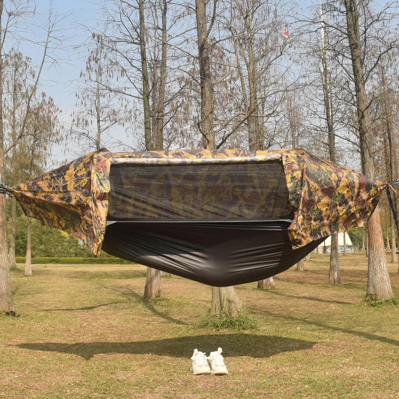 Mosquito Net Hammock Outdoor Patio Furniture Hammock Tent Camping Network Hiking Rain-Proof Hanging Mosquito Camping Rests Tent