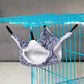햄스터 Pet Hammock Cotton Hamster Mouse Hanging Bed Small Pet Hamster Rabbit Double Layer Warm Sleep Nests Hanging Hammock Supplies