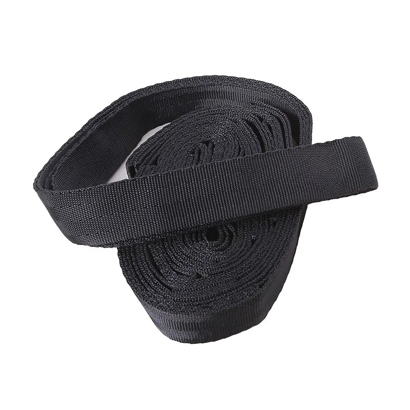 2/4Pcs High Bearing Capacity Hammock Straps 600lbs Breaking Strength Polyester Hammock Belt Rope 5 Ring Correias De Poliéster