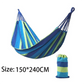 Camping hammocks - Portable hammocks Single or double hammocks Outdoor and indoor camping accessories with slings and hooks