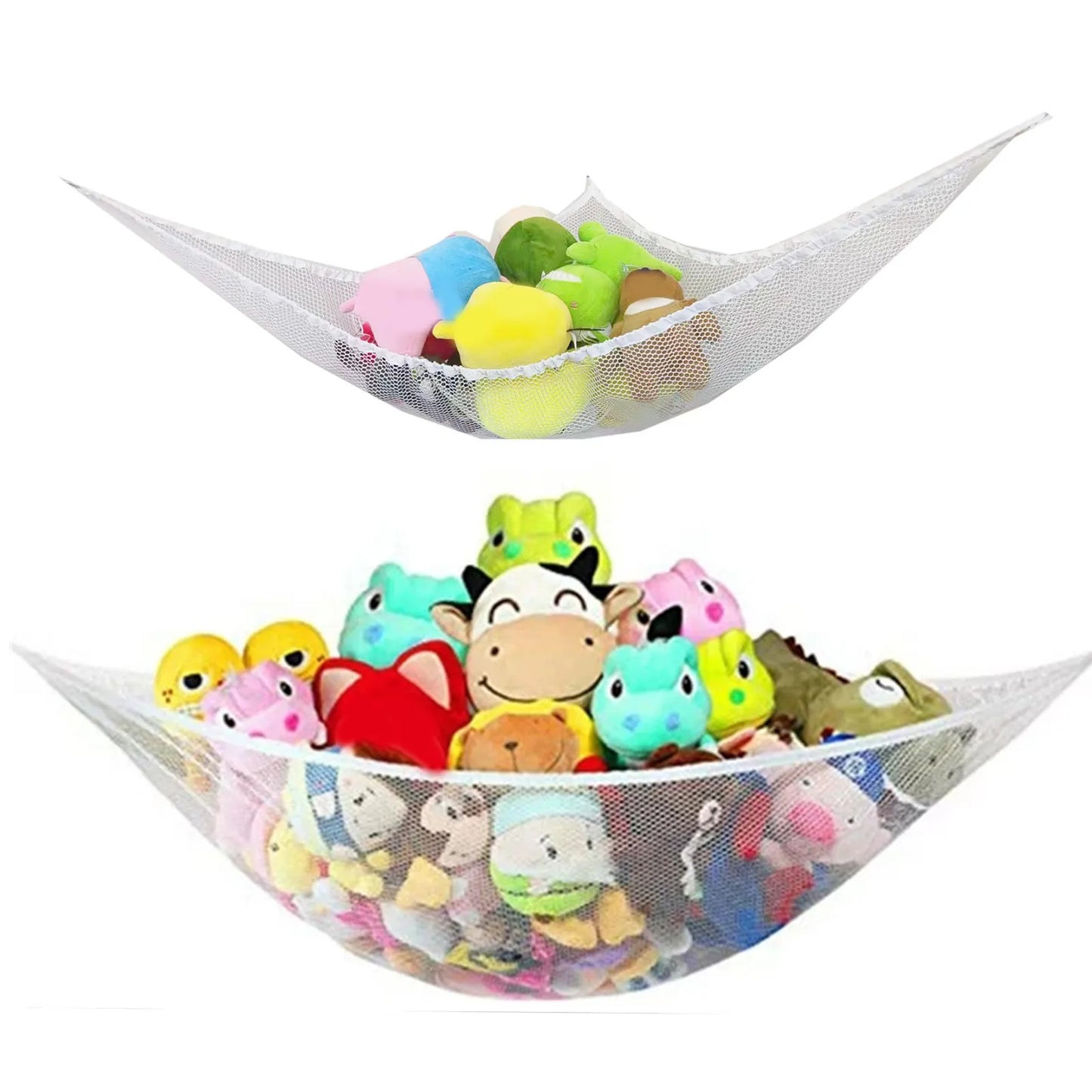 Hammock Net Stuffed Animals Toys Hammock Net Organize Storage Mesh Holder swing Storage Boxes Cute Children Bedroom Toys