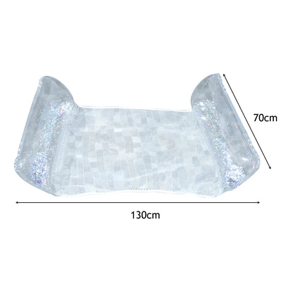 PVC Water Hammock Recliner Portable Inflatable Floating Swimming Pool Mattress Party Lounge Bed Beach Sports Recliner Recreation