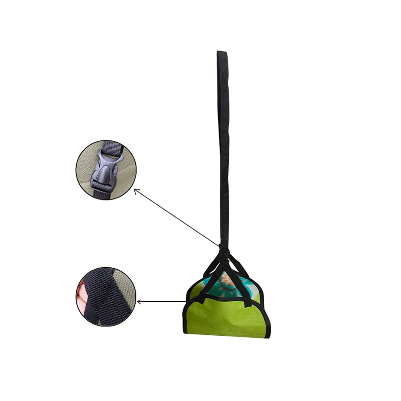 Portable Hammock Leg Rest Car Travel Rest Foot Pad Office Hanging Adjustable Simple Leg Hammock Aircraft Rest Foot Rest