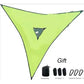 Outdoor Camping Hanging Portable Bed Triangle Hammock Portable Multi Person Aerial Mat  travel Convenient Sleep Hammock bed