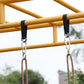 {MX} 2Pcs Durable Hammock Swing Hanging Belt And Steel Alloy Hooks Outdoor Camping Hiking Tools Hammock Accessories