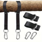 2pcs Hammock hanging strap reinforced hanging strap swing hook fitness trainer indoor and outdoor camping accessories