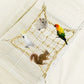 Parrot Swing Rope Birds Hanging Climbing Net wiith Hook Hammock Birds Stand Ladder Birds Chewing Playing Toys Hamster hammock