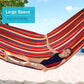 Canvas Garden Hammock Portable Outdoor/Indoor Hammock with Travel Bag for Camping,Backyard,Patio - Comfortable Fabric