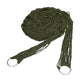 Swing Hanging Bed With Rope Nylon Mesh Hammock Portable Fabric Camping Hammock Folding Ultralight Outdoor Sleeping Bed Travel