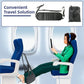Removable Pad Outdoor Foot Hammock Comfortable Support Plates Portable Footrest Mesh with Storage Bag Leg Comfort Mat Train