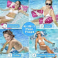 Hammock Pool Floats Adults, 4-In-1 Multi-Purpose Inflatable Pool Floats PVC Water Hammock Lounge Floaties